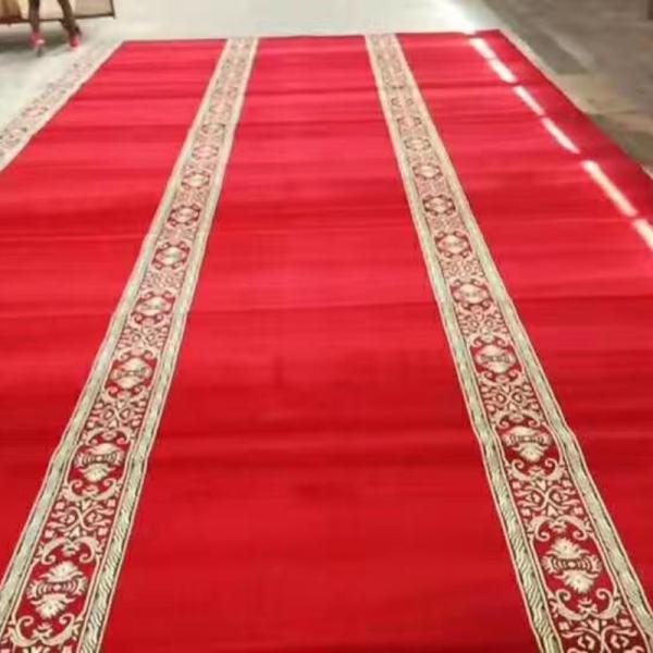 Axminster Customized Patterns Mosque Prayer Carpet for Print in Customized Colors