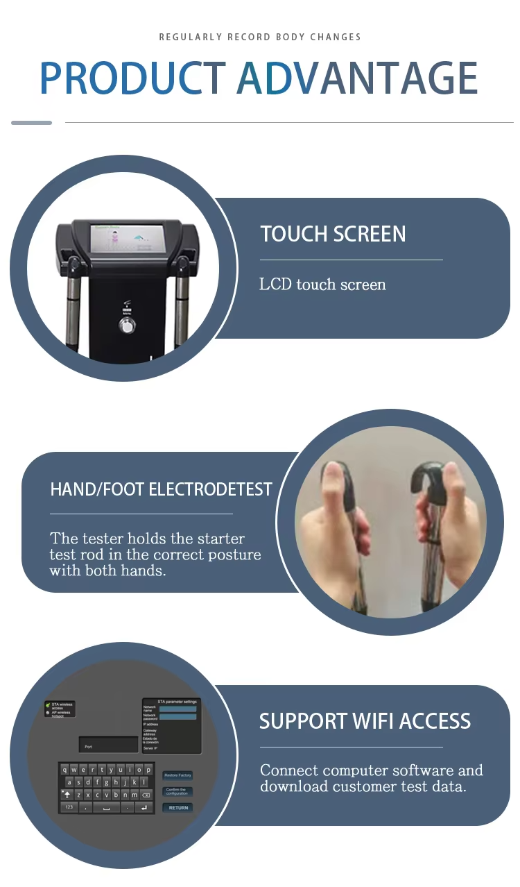 Full Body Health Scanner Body Element Measuring Component Analyzer Machine