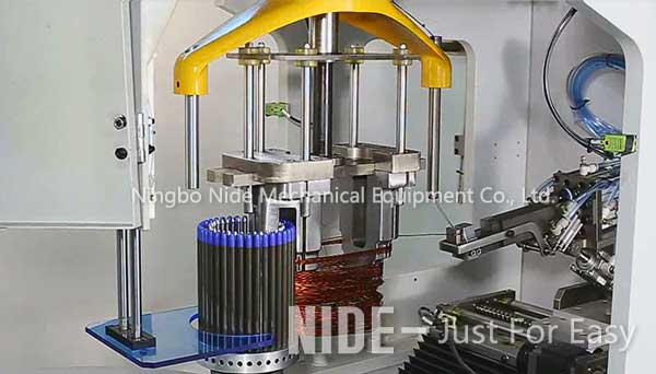 Induction Motor Stator Automatic Motor Coil Winding Machine With 8 Working Station