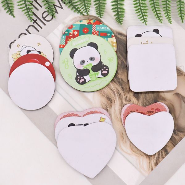 PU Leather Blank Sublimation Magnets Custom Photo Tourist Souvenir Refrigerator Magnets