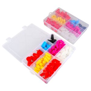 Quality Industrial Moulding Processing Service Silicone Rubber Protective Plug with Carrying Handle Colorful Conical Plug Stopper for sale