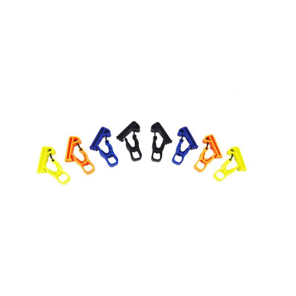 Custom Design Plastic Glove Clips 1.29*6.38*0.74 Bag Packaging
