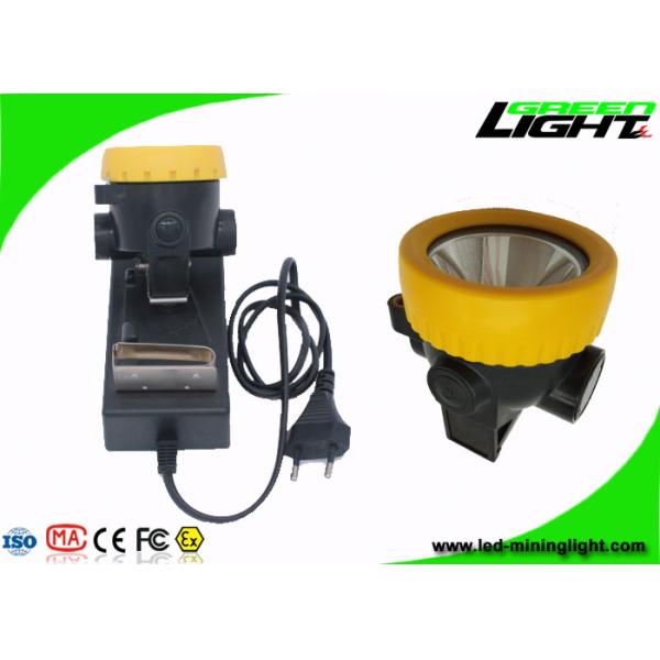 4000lux Mining Hard Hat Lights 2.2Ah Battery All In One Strcture With Plug In Chager
