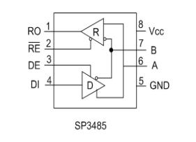 SP3485EN-L Electronic IC Chips Low Power Half-Duplex RS-485 Transceiver