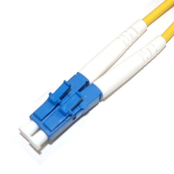 LC UPC To LC UPC Fiber Optic Patch Cord SM Duplex 2 Core G652D Type