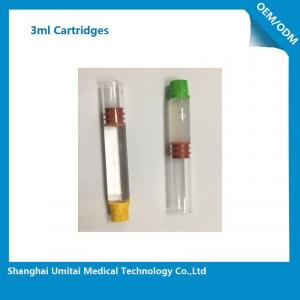 Quality Pharmaceutical Red Butyl Rubber Glass Cartridge , Local Anesthetic Cartridge for sale