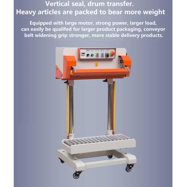 50KG Max Load Capacity Pneumatic Vertical Sealer for Retail Packaging and Preservation