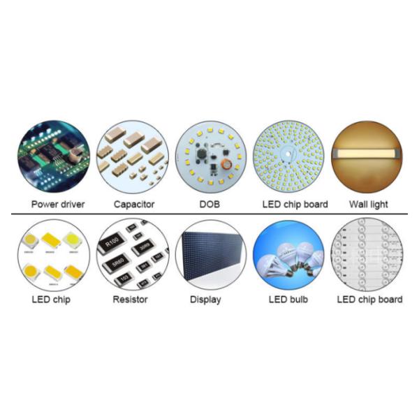 High Precision SMT Mounter Multifunctional For LED Lights / Power Driver / Electric Boards