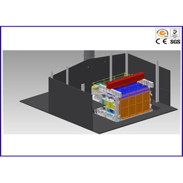 Horizontal Large Scale Fire Testing Equipment BS 476 Part 20 For Fire Conditions