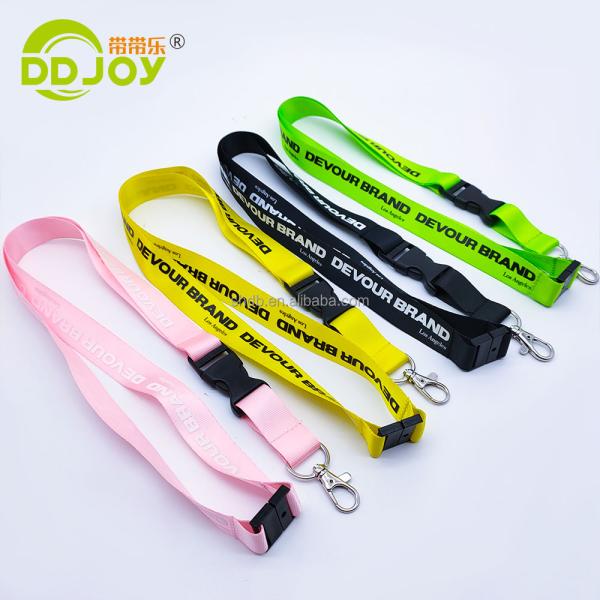 Custom Logo Lanyards Polyester Material for Office Occasions