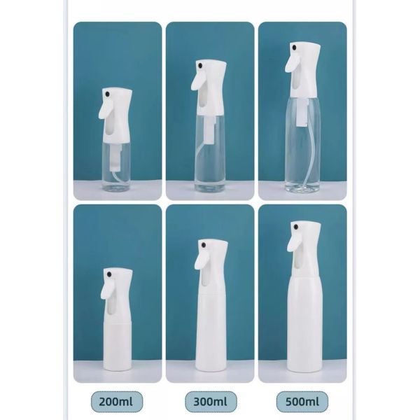 200ml 300ml 500ml Plastic Continuous Spray Bottle Support Colors Customized