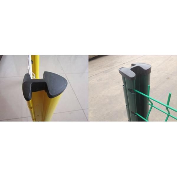 3D Curved Fence Peach Post Fence
