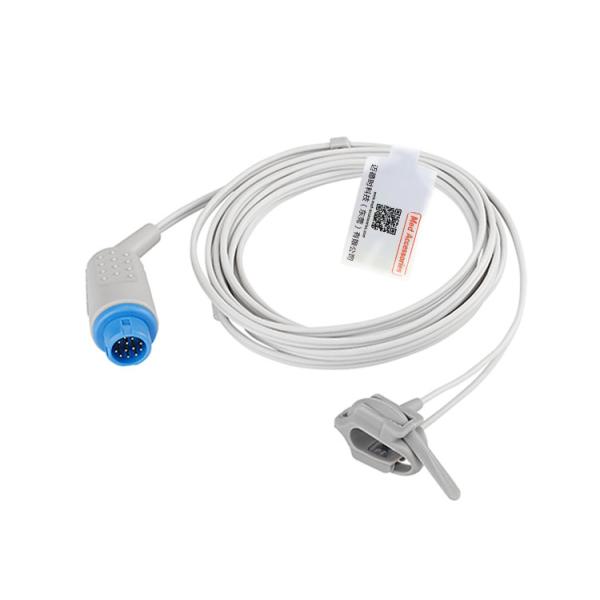 Buy 12 Pin Soft Reusable Spo2 Sensor Finger Clip Multifunctional at wholesale prices