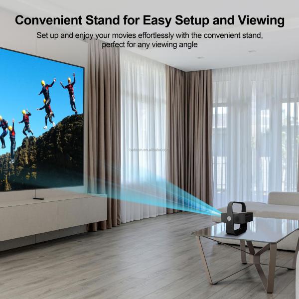 BudPlus A3 Projector Dual Screen 4K Projector 1080P Resolution World's First 1080P Tablet Projector Android 12