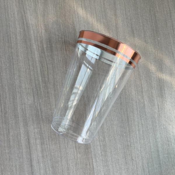 Customized Request Transparent 16oz Bubble Tea Plastic Cup with Custom Logo Order Now
