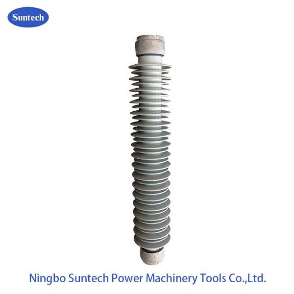 Electrical Post Ceramic Insulators Outdoor Anti Pollution Top M16 Flange