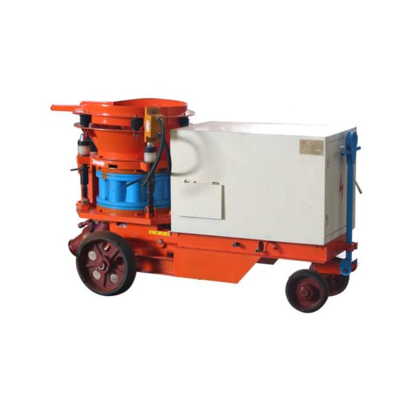 Orange 5m3/H Small Shotcrete Pump Guniting Machine With Compressor