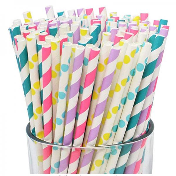 Buy OEM Disposable Wheat Biodegradable Drinking Straw For Beverages Cola juice at wholesale prices