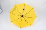 Auto Open Promotional Golf Umbrellas 27 Inch With Yellow Fabric Customized