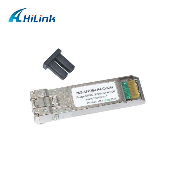 25G CWDM 10KM SFP28 Transceiver Module DDM DOM Fiber Optic Transceiver