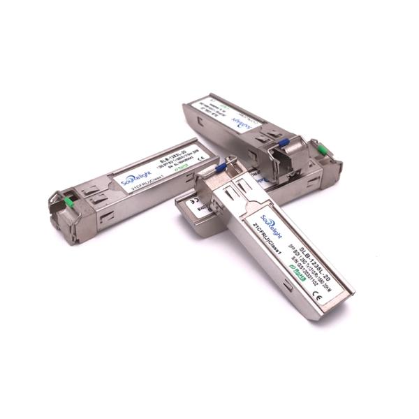 Wdm Sfp Optical Transceiver Module 20km Tx1490nm Rx1310nm RoHS Certification