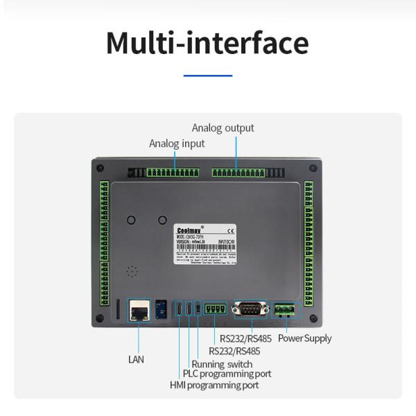 Coolmay 7 Inch HMI PLC All In One Programmable Logic Controller Screen