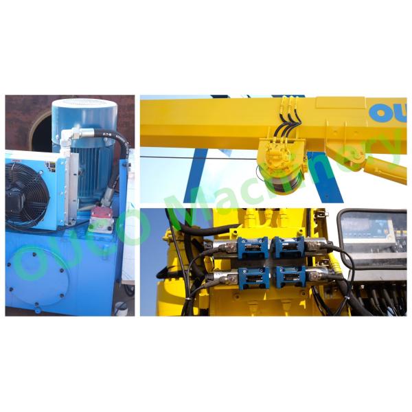 Electro Telescopic Cylinder 0.2t 20m Ship Deck Cranes