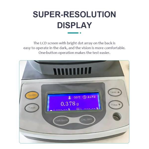 Precision Halogen Moisture Analyzer Accurate Moisture Detection for Granular Medicine
