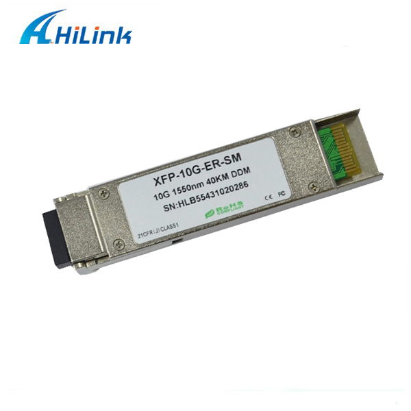 40km 1550nm Optical Transceiver Module 10G Base XFP Compatible Cisco Huawei