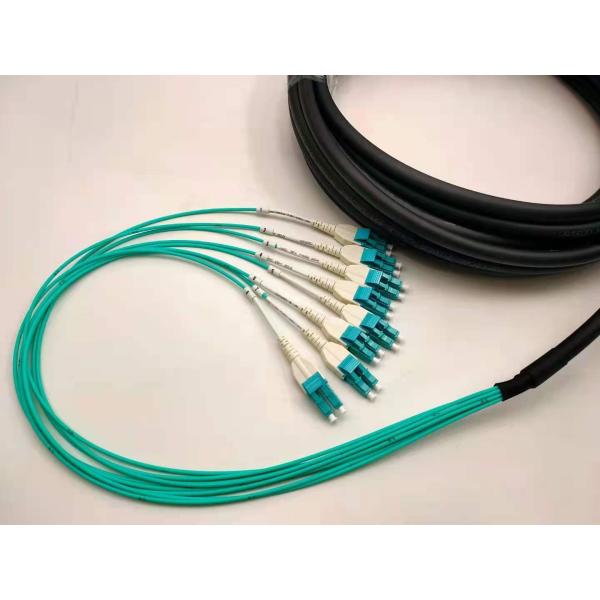 Switchable Uniboot LC Duplex Fiber Patch Cord Multimode OM3 16 Core