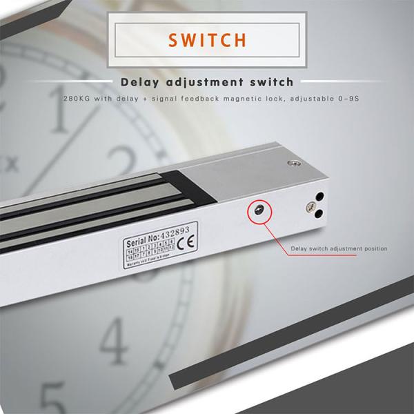 280KG 600LBS Electric Magnetic Lock For Access Control System