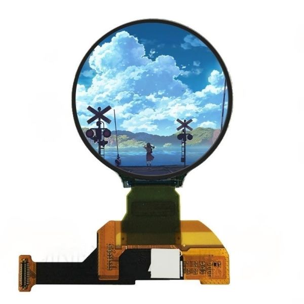 1.19" Round OLED (AMOLED) Display, 390×390 Resolution, Low Power Consumption, MIPI/SPI Interfaces
