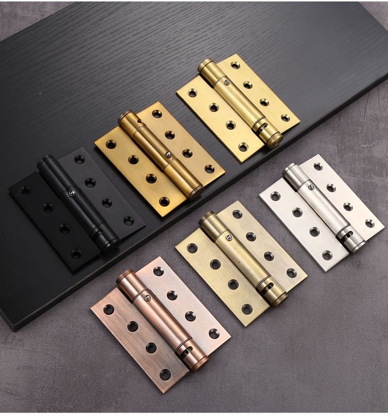 Modern Style 90 Degree Adjustable Automatic Positioning Flat Opening Invisible Door Damping Buffer Hinge 35mm Living Room
