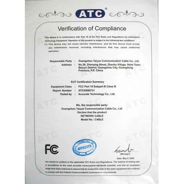 Indoor Cable FTP Cat 5E Hight Speed 4Pr 24Awg CCA Cable 305M Per Roll