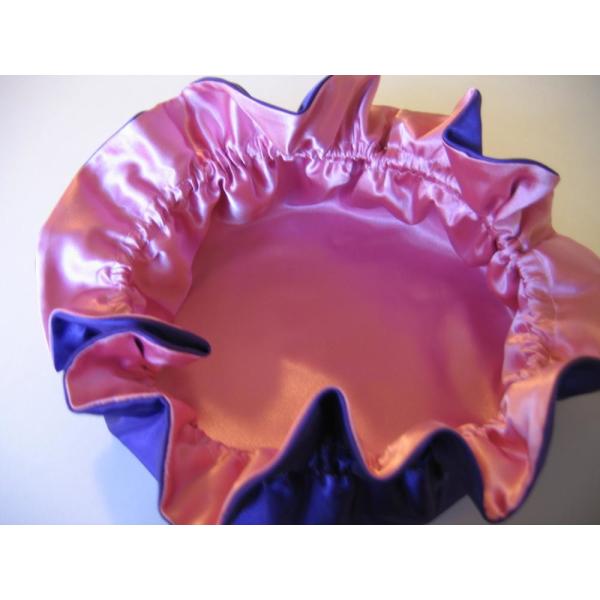 32cm Pp String 2 Layers Satin Circle Wrappers For Wedding Favors