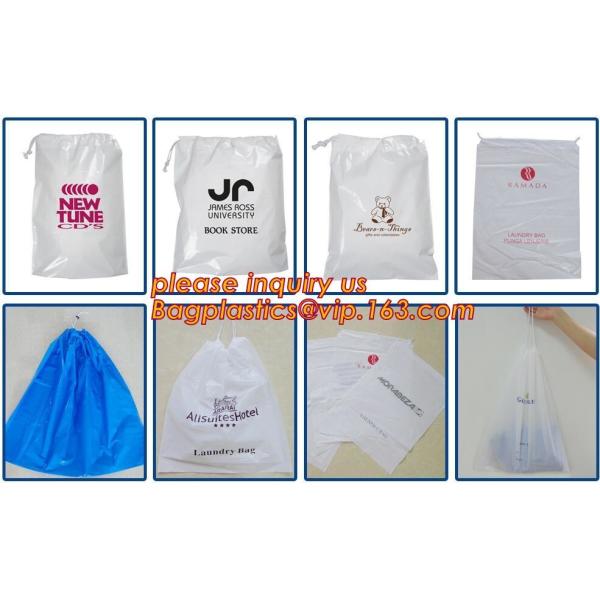 LDPE drawstring type biohazard waste garbage bag, HDPE drawstring type biohazard waste garbage bag, isolation infectious