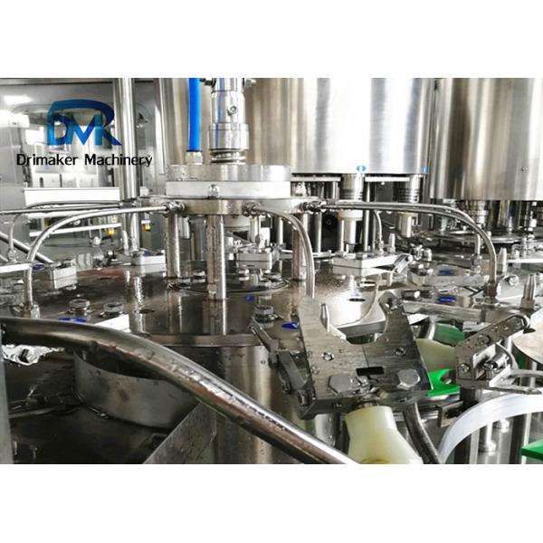 24 Filling Heads Water Bottling Machine Automatic Electric Driven Compact Structure