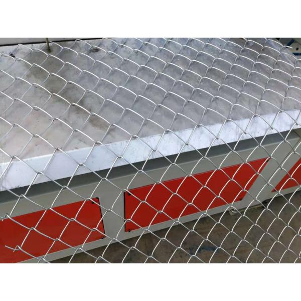 Alarm System 3000mm Chain Link Fencing Making Machine
