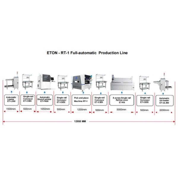 220V AC SMT Mounting Machine Multifunction 10 Heads LED Light Making Machine