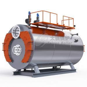 Quality Temperature 85-115C Gas-Fired Hot Water Boiler Q235B For Light Oil Fuel for sale