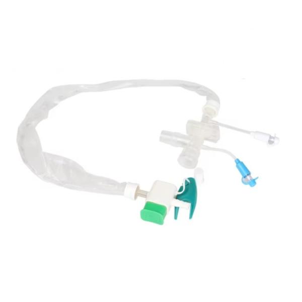 Decrease Tracheal Injury Pressure-Valve Equipped Medical 24hour Closed Suction Catheter For Adult