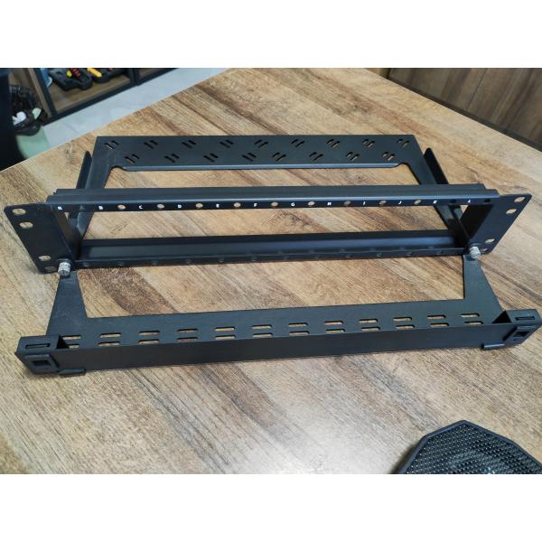 Black MPO MTP Patch Panels 96F 1U LC Patch Panel Modular Shelf
