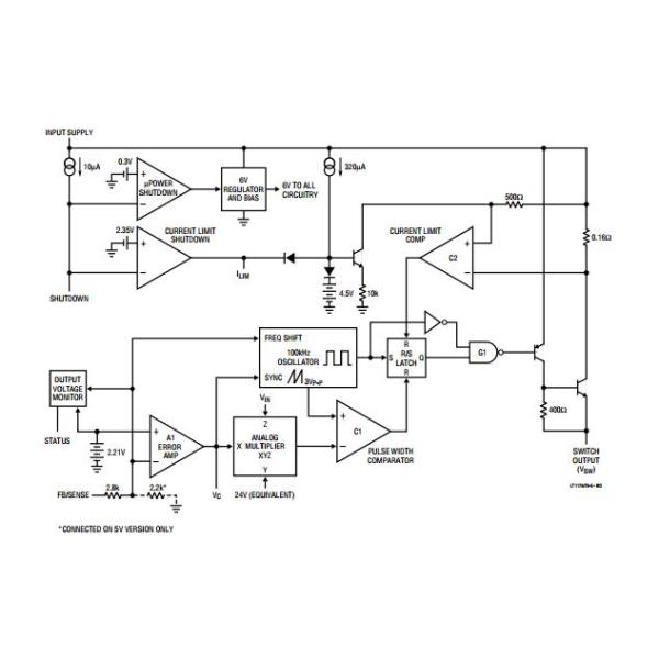 LT1176CN8 integrated circuit components Integrated Circuit Chip Step-Down Switching Regulator