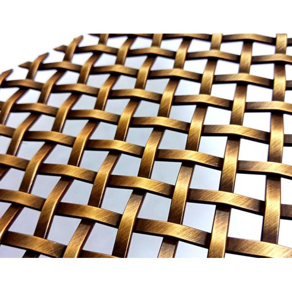 Weave Type Stainless Steel Architectural Metal Screen As Railing Infill Panels