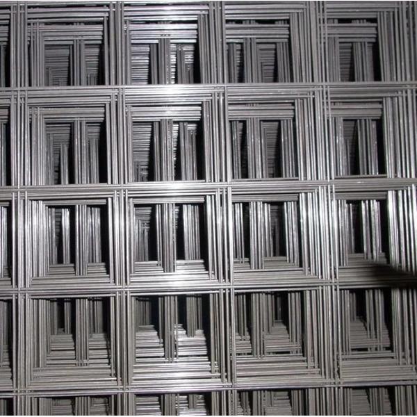 black welded wire mesh panels