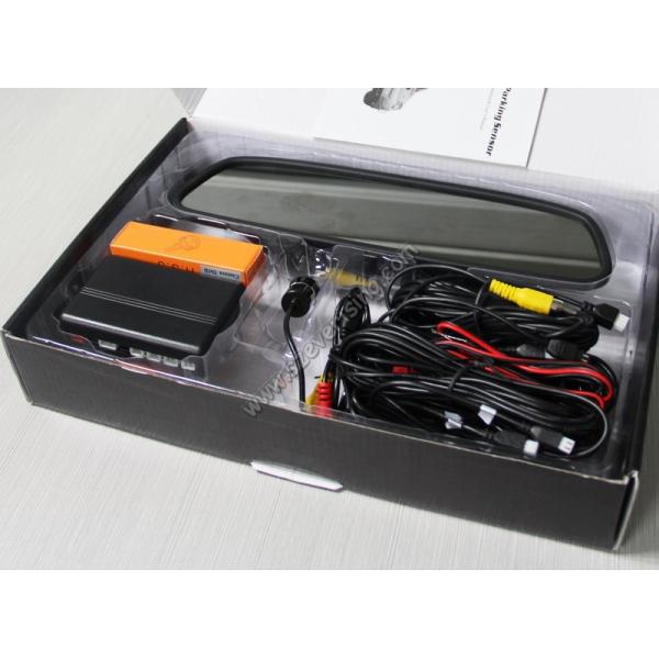 4.3 inch Rear view mirror Visual parking sensor CRS9437 with Reversing Camera and Sensors