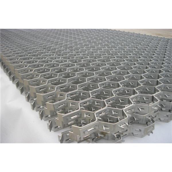Sample Available Stainless Steel Or Low Carbon Material Hexmesh Refractory For Refractory Matter