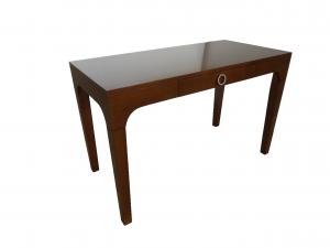 Quality High Gloass Hotel Writing Desk For Bedroom , Walnut Writing Table 0.2CBM for sale