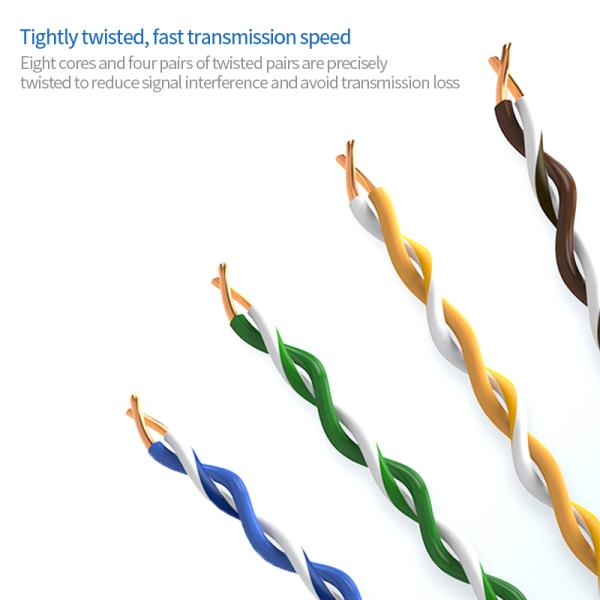 0.53mm Conductor UTP CAT5E Lan Cable For Telecommunication