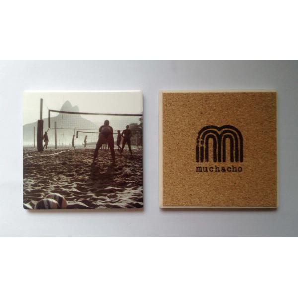 Widely Popular Cusomized Design Printed Square ceramic coaster with cork backing for home/Hotel